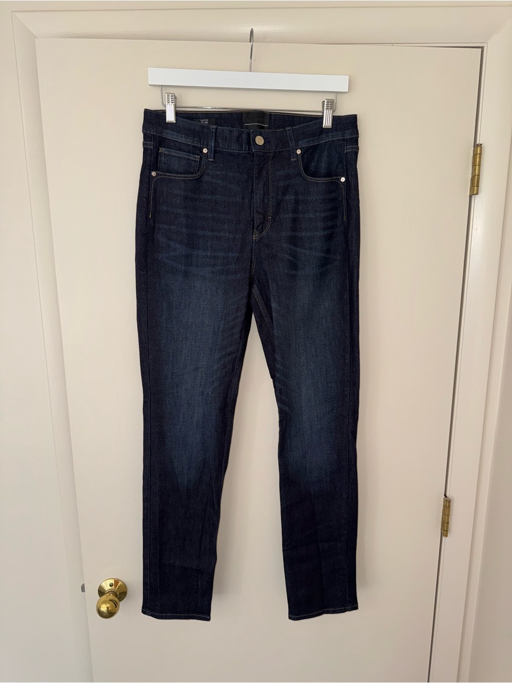 WHBM Dark Blue Jeans - Slim Sculpt High-Rise